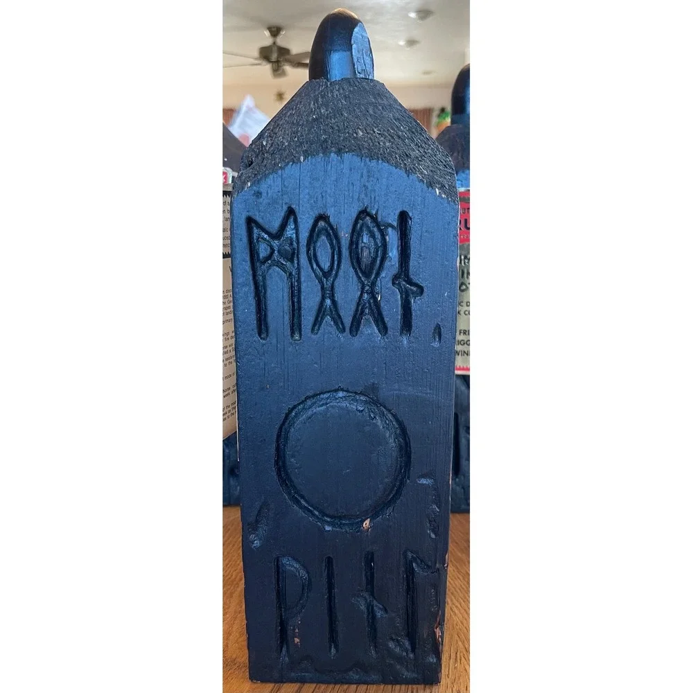 von Stiehl Winery‎ Authentic Rune Primitive Viking Bottle Monday Charred Wood